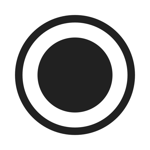 Ic, fluent, radio, button, filled icon