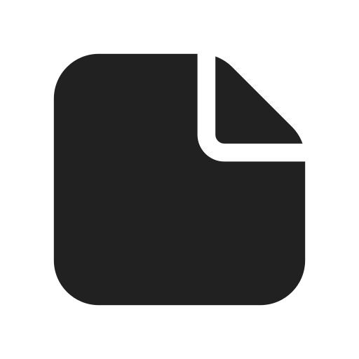 Ic, fluent, page, filled icon