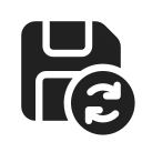 Ic,Fluent,Save,Sync,Filled