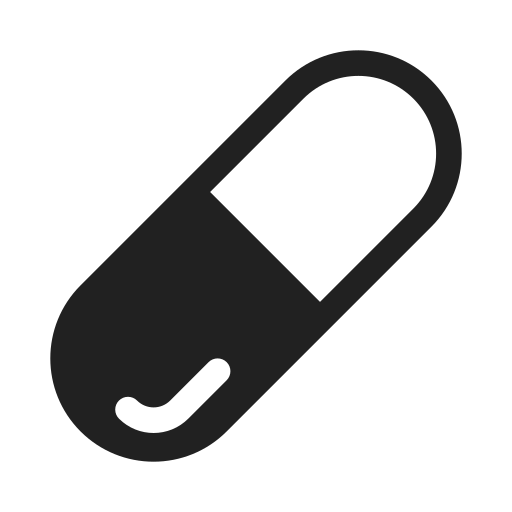 Ic, fluent, pill, filled icon