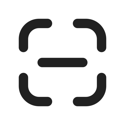 Ic, fluent, scan, dash, filled icon