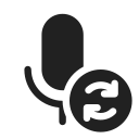 Ic,Fluent,Mic,Sync,Filled