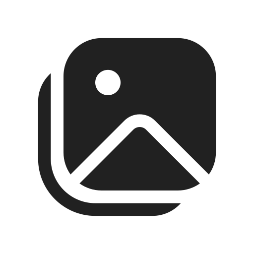 Ic, fluent, image, copy, filled icon