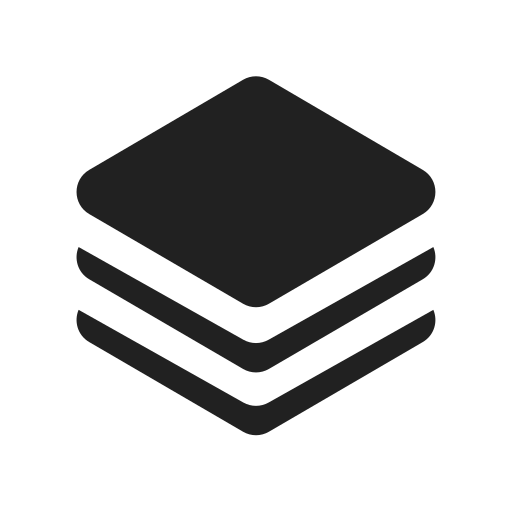 Ic, fluent, layer, filled icon