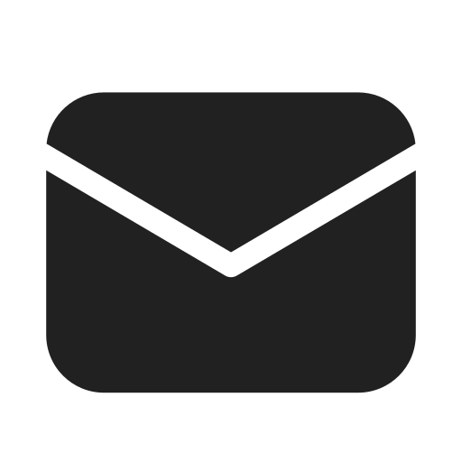 Ic, fluent, mail, filled icon