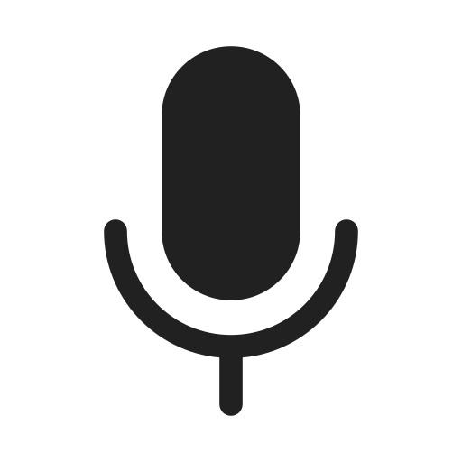Ic, fluent, mic, on, filled icon