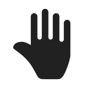 Ic,Fluent,Hand,Left,Filled