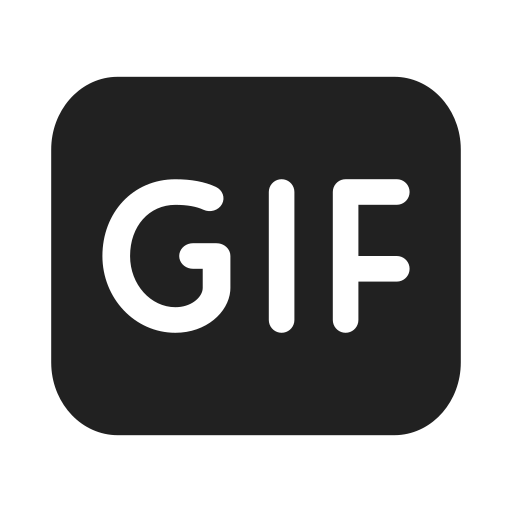Ic, fluent, gif, filled icon