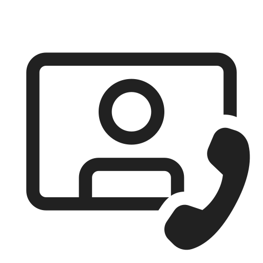 Ic, fluent, video, person, call, regular icon