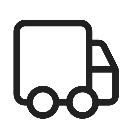 Ic, fluent, vehicle, truck, profile, regular icon