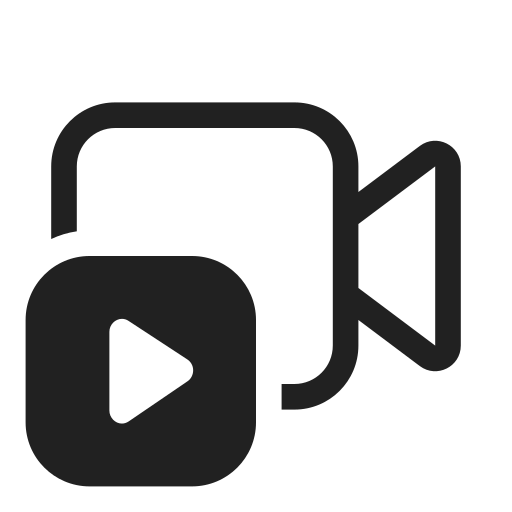 Ic, fluent, video, recording, regular icon
