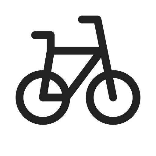 Ic, fluent, vehicle, bicycle, regular icon