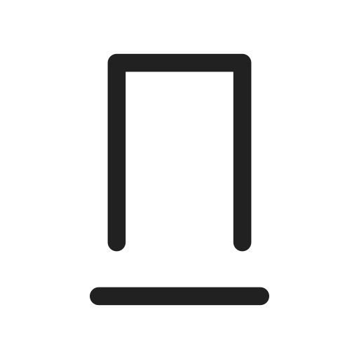 Ic, fluent, text, underline, regular icon