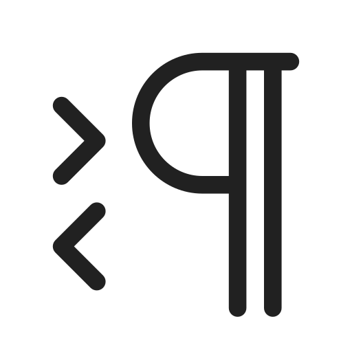 Ic, fluent, text, paragraph, direction, regular icon