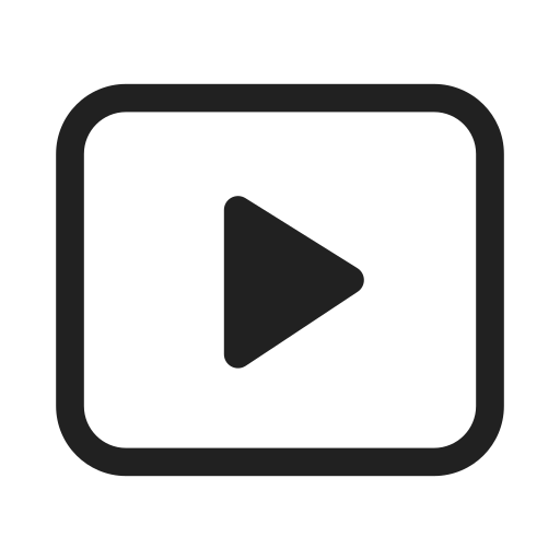 Ic, fluent, video, clip, regular icon