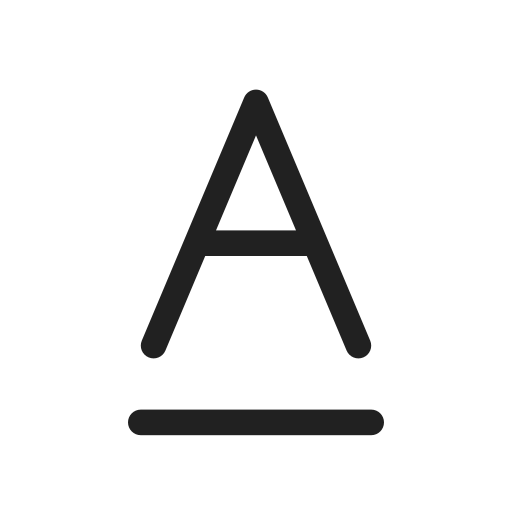 Ic, fluent, text, underline, regular icon