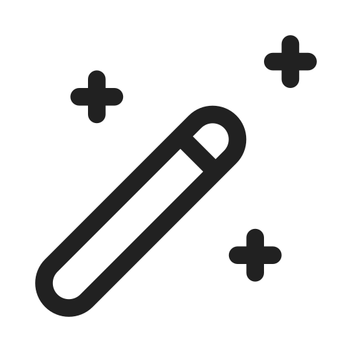 Ic, fluent, wand, regular icon