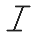 Ic,Fluent,Text,Italic,Regular
