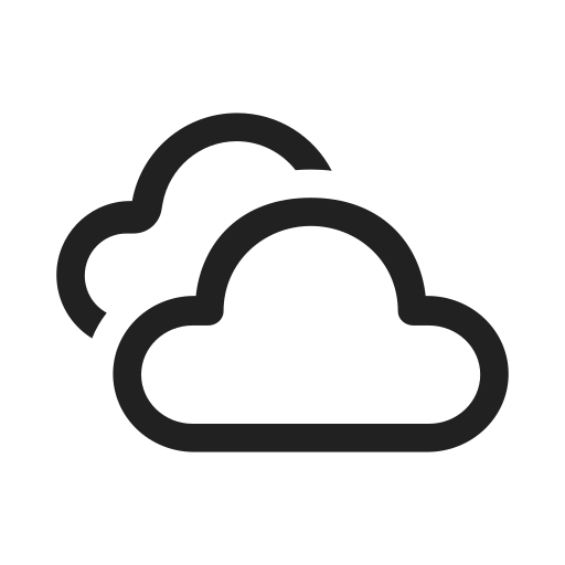Ic, fluent, weather, cloudy, regular icon