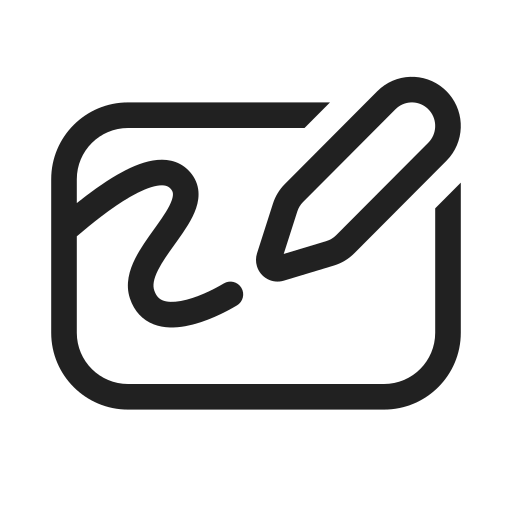 Ic, fluent, whiteboard, regular icon