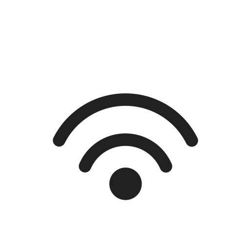 Ic, fluent, wifi, 2, regular icon