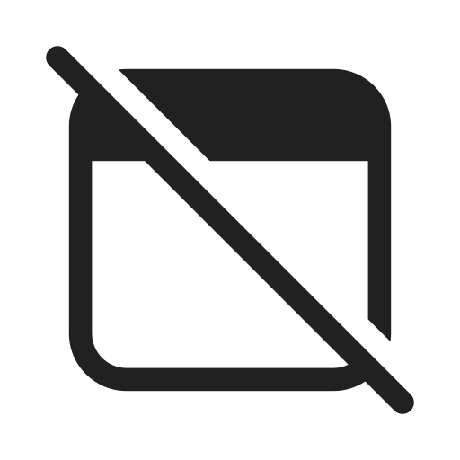 Ic, fluent, window, header, horizontal, off, regular icon
