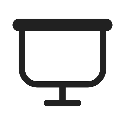 Ic, fluent, projection, screen, regular icon