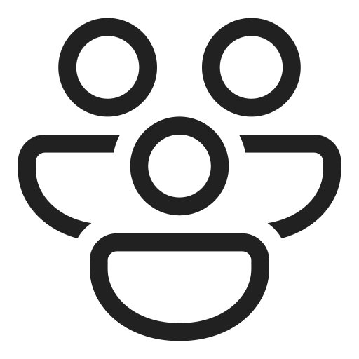 Ic, fluent, people, community, regular icon