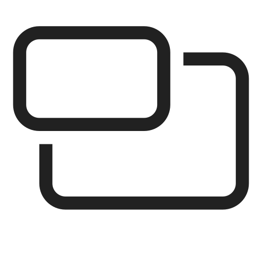 Ic, fluent, panel, separate, window, regular icon