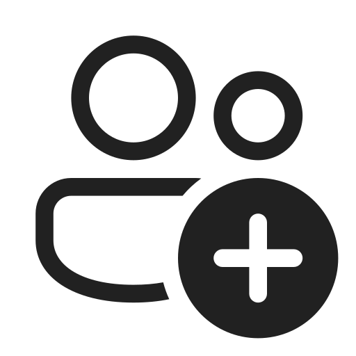 Ic, fluent, people, add, regular icon