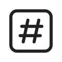 Ic,Fluent,Number,Symbol,Square,Regular