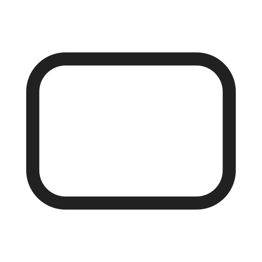 Ic, fluent, rectangle, landscape, regular icon