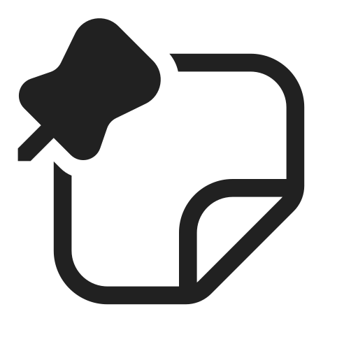 Ic, fluent, note, pin, regular icon