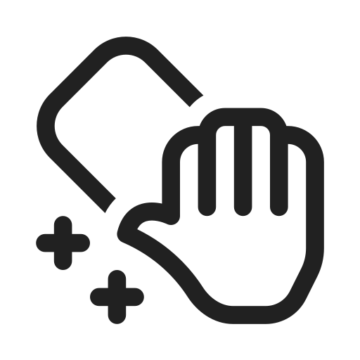 Ic, fluent, sanitize, regular icon