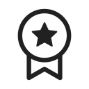 Ic,Fluent,Ribbon,Star,Regular