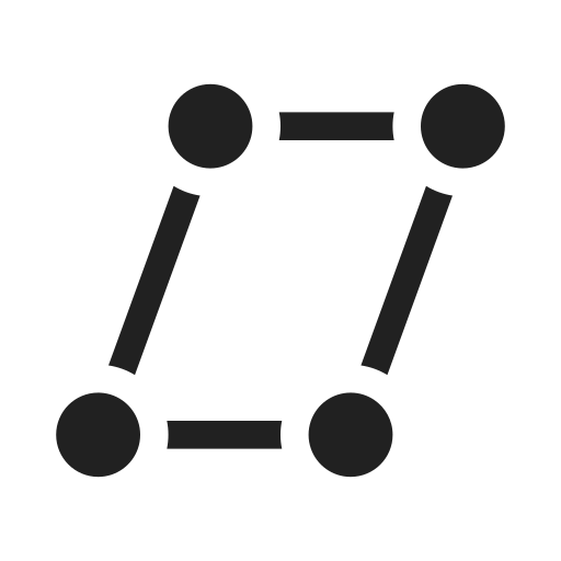 Ic, fluent, select, object, skew, regular icon