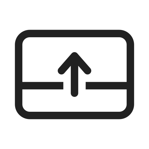 Ic, fluent, panel, bottom, expand, regular icon