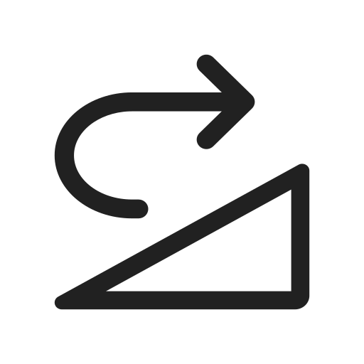 Ic, fluent, rotate, right, regular icon
