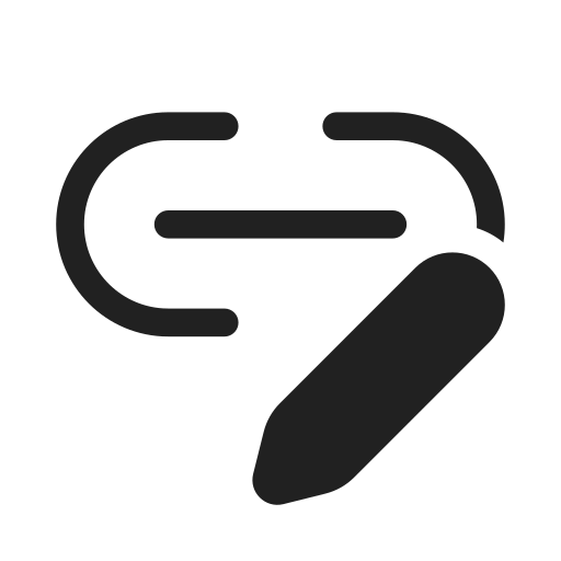 Ic, fluent, link, edit, regular icon
