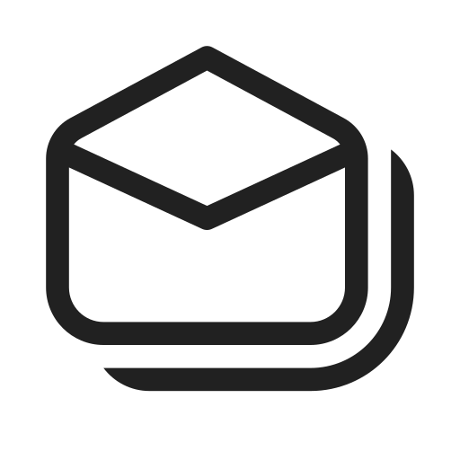 Ic, fluent, mail, all, read, regular icon
