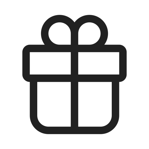 Ic, fluent, gift, regular icon
