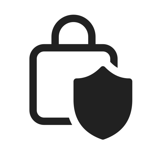 Ic, fluent, lock, shield, regular icon