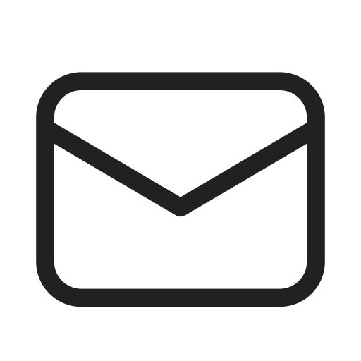 Ic, fluent, mail, regular icon
