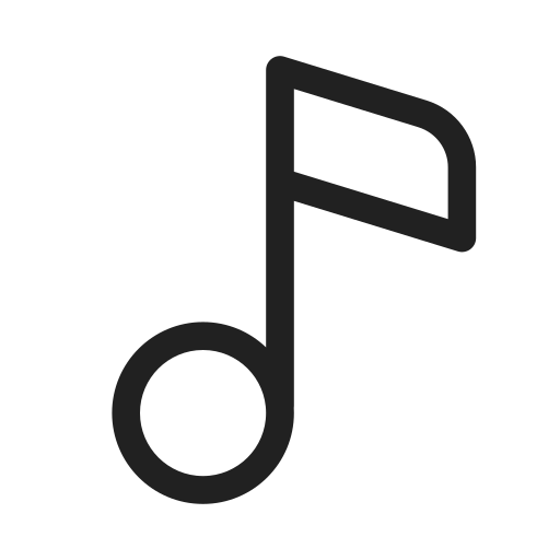 Ic, fluent, music, note, 1, regular icon