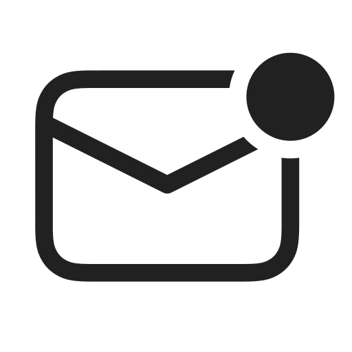 Ic, fluent, mail, unread, regular icon
