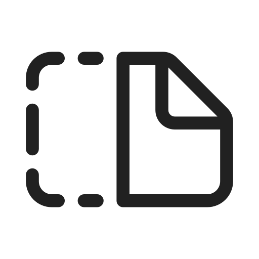 Ic, fluent, document, landscape, split, hint, regular icon