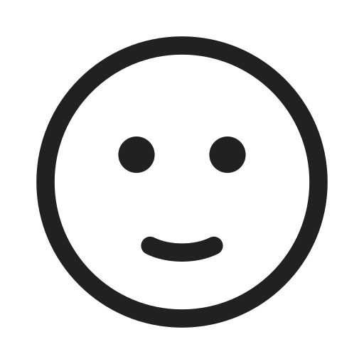 Ic, fluent, emoji, smile, slight, regular icon