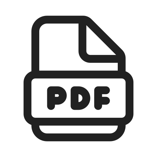 Ic, fluent, document, pdf, regular icon