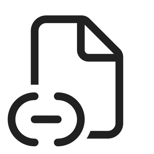 Ic, fluent, document, link, regular icon