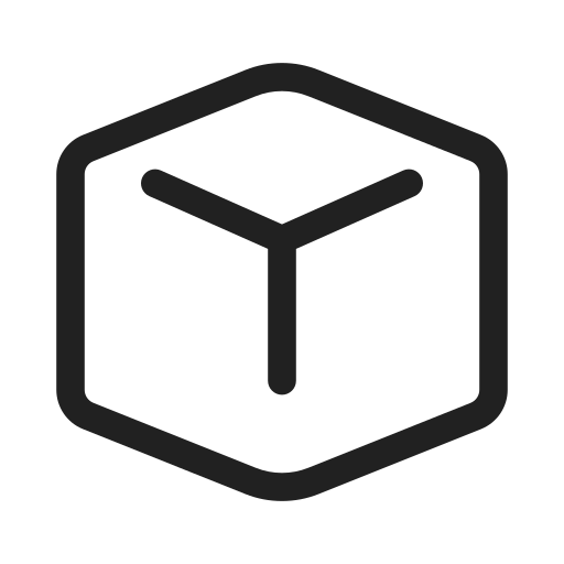 Ic, fluent, cube, regular icon